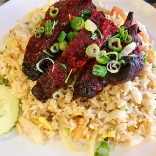 BBQ Pork Rib Over Fried Rice