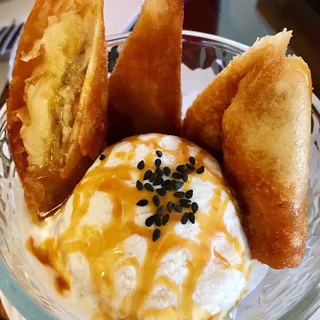 Fried Banana Ice Cream