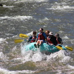 When the water is flowing high on the Rio the wave trains are super fun!
