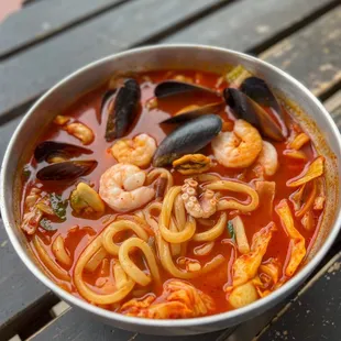 Spicy Seafood Udon - one of my favorites!!