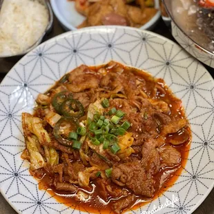 Spicy Pork - pork is tender good!