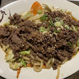 Beef Fried Udon