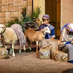 Scene from "Jesus the Teacher" at the NarroWay Theatre.