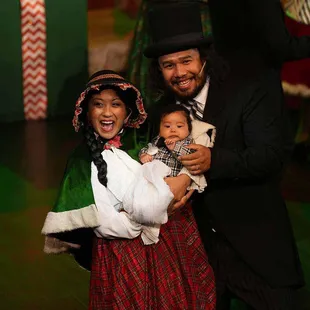 Scene from "The Real Christmas Story" at the NarroWay Theatre.