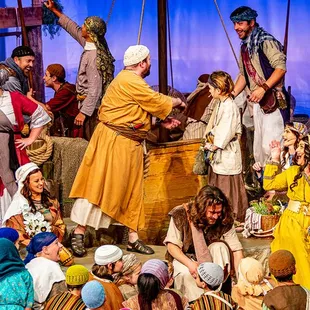 Scene from "Jesus the Teacher" at the NarroWay Theatre.