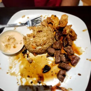 Steak and chicken Hibachi