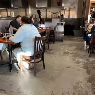 Different seating options