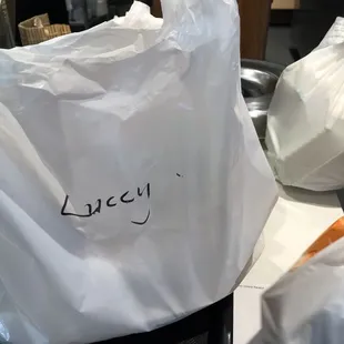 They bagged everyone's food separately per my request online. They did a great job getting everyone's order right.