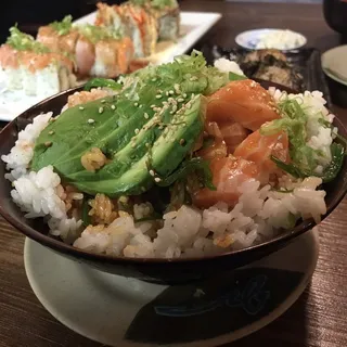 2216273. Salmon Poke Don Rice Bowl