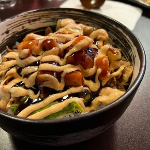 Salmon poke bowl