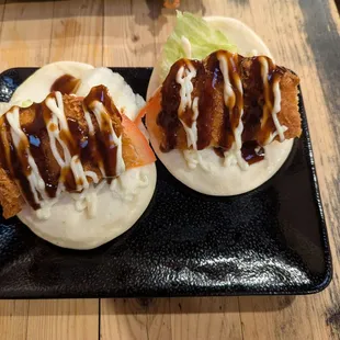 Chicken katsu buns