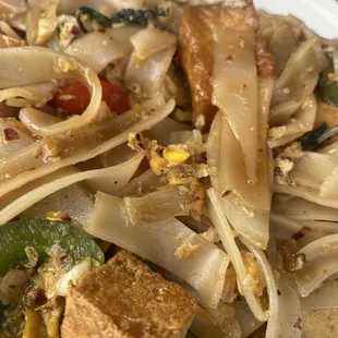Drunken noodles with tofu. I got the medium spice and it was perfect!