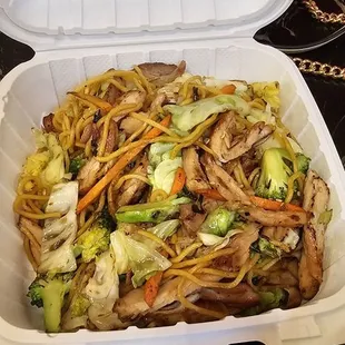 Chicken yakisoba  $15