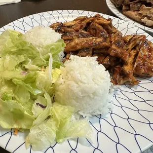 Spicy chicken teriyaki