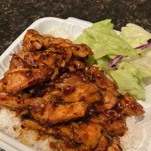 spicy chicken teriyaki