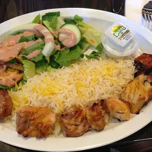 Chicken Kabob Plate