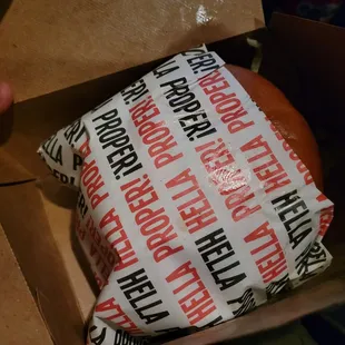 Chicken Sandwich in wrapper