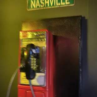 Old pay phone