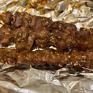 Chicken Heart Skewers