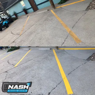 Parking lot stripes Corpus Christi Texas