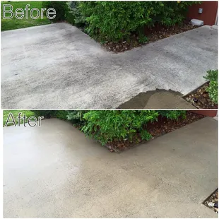 Sidewalk Before and After