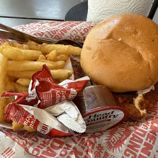 HOT Chick Sandwich Meal