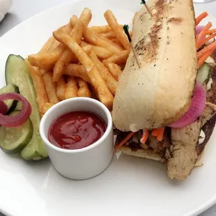 Chicken banh mi! Pretty delicious take of the sub!