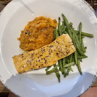 Maple Bourbon Glazed Salmon