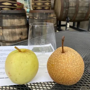 Pear and apple ciders!