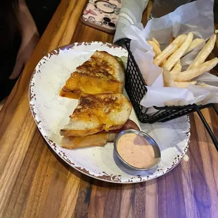 Adult Grilled Cheese w/bacon