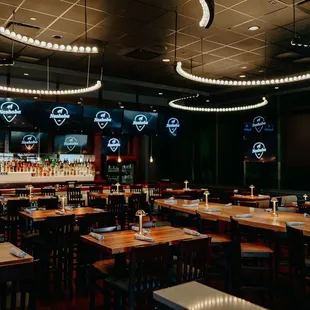 interior, sushi and sashimi