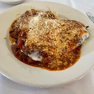 Chicken Parmigiana lunch special
