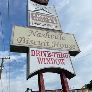 sign for drive thru window