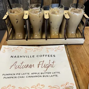 Autumn Coffee Flight