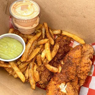 food, fish and chips