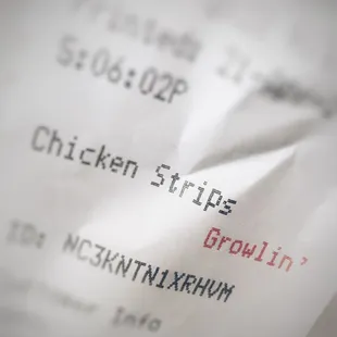 My chicken was growling!!