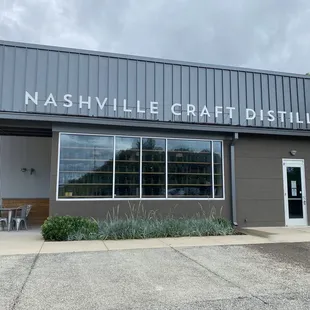 Outside of distillery