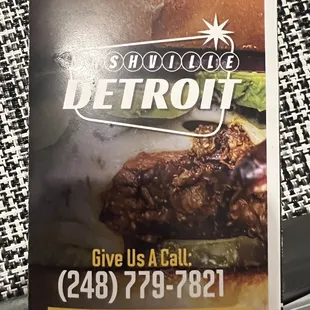 Tri food menu