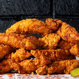 chicken wings and fried chicken