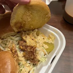 DHC&apos;s chicken sandwich