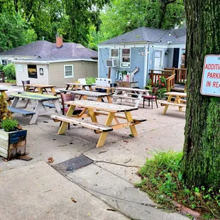 July 2021: Front outside seating area Pic 1 of 4