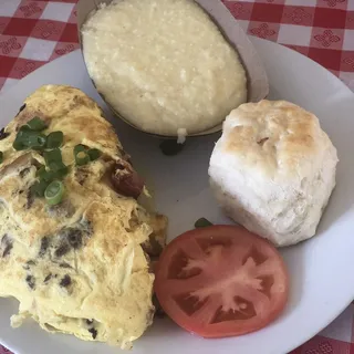 Bacon Avocado Omelet