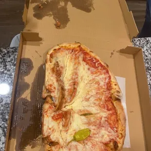 a pizza in a box