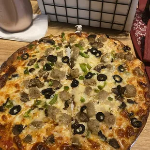 Italian sausage deluxe on gf crust