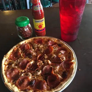 pizza, food