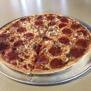 pizza, food
