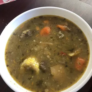 Sopa de Res. Hearty and great flavor, it's a soup that hugs the soul.