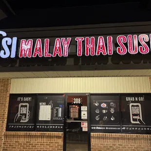 Outside signage