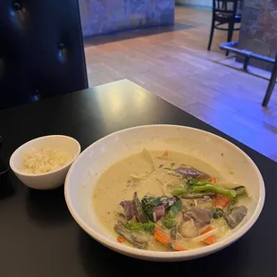 Vegetable Thai Green Curry Vegetables
