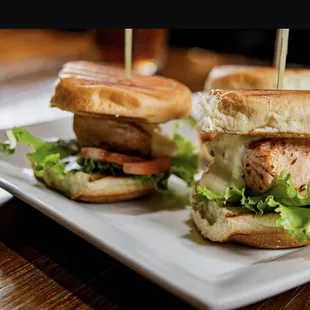 Salmon sliders